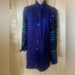 Bob mackie long cardigan small with tags
